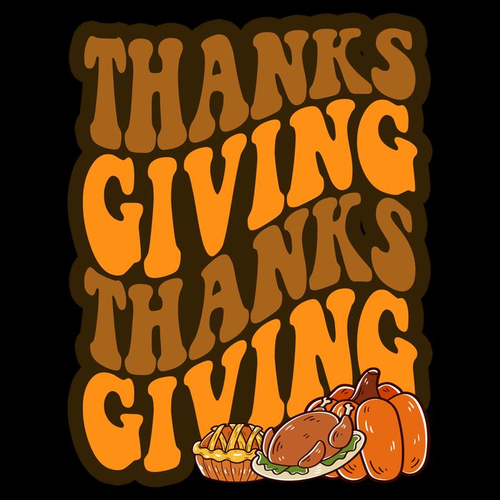 Thanksgiving Retro Groovy Holiday Cute Cooling Performance Crew T-Shirt