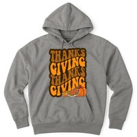 Thanksgiving Retro Groovy Holiday Cute Hoodie