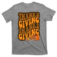 Thanksgiving Retro Groovy Holiday Cute T-Shirt