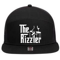 The Rizzler Godfather 7 Panel Mesh Trucker Snapback Hat