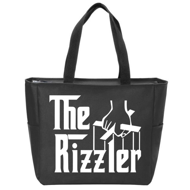 The Rizzler Godfather Zip Tote Bag