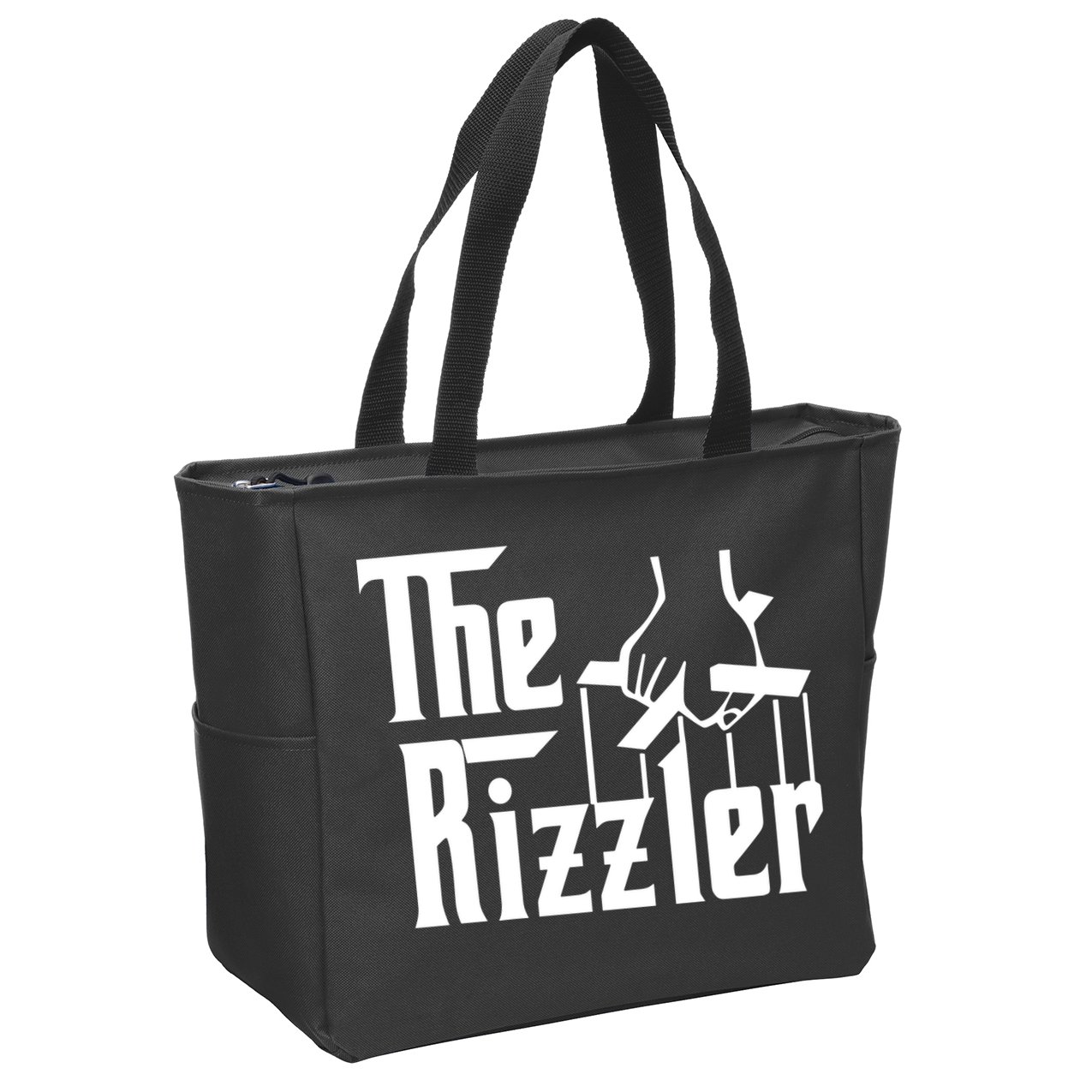The Rizzler Godfather Zip Tote Bag