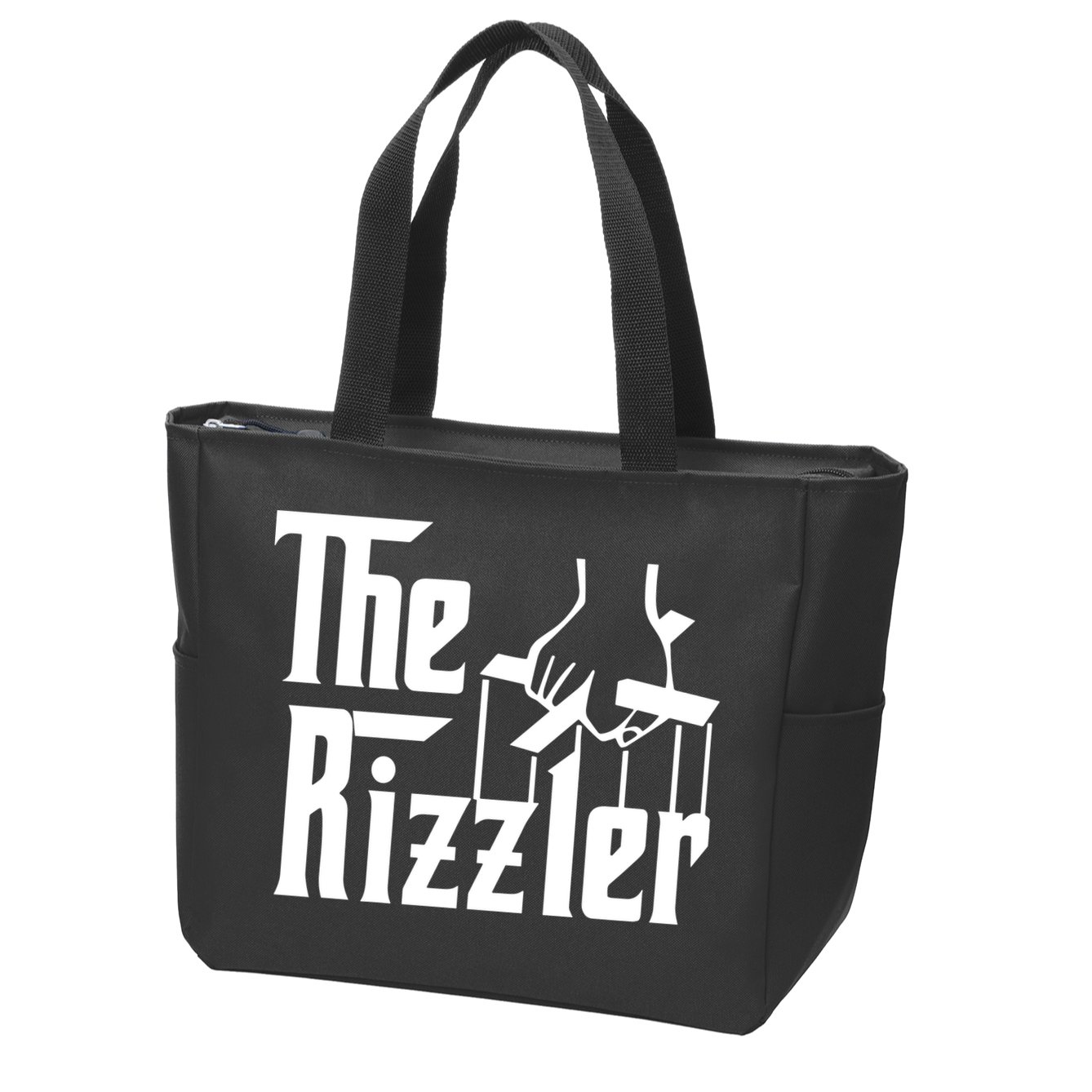 The Rizzler Godfather Zip Tote Bag