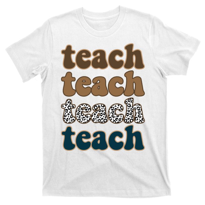 Teach Retro Gift For Teacher T-Shirt