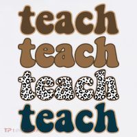 Teach Retro Gift For Teacher Beanie