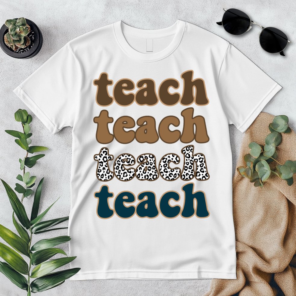 Teach Retro Gift For Teacher Premium T-Shirt