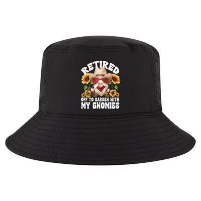 Texas Retiret Gnome Dad For Cow Lover Retired Grandpa Gift Cool Comfort Performance Bucket Hat
