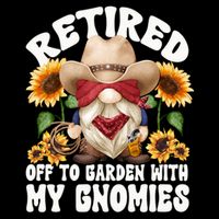 Texas Retiret Gnome Dad For Cow Lover Retired Grandpa Gift Cooling Performance Crew T-Shirt