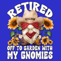 Texas Retiret Gnome Dad For Cow Lover Retired Grandpa Gift Zip Tote Bag