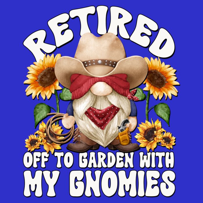 Texas Retiret Gnome Dad For Cow Lover Retired Grandpa Gift Zip Tote Bag