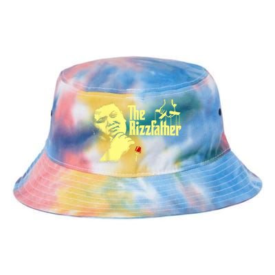 The Rizzler Godfather Funny Meme Tie Dye Newport Bucket Hat