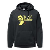 The Rizzler Godfather Funny Meme Performance Fleece Hoodie