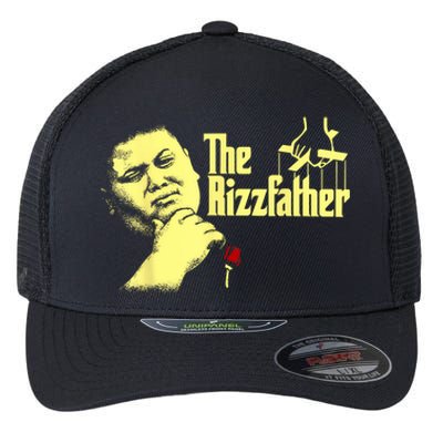 The Rizzler Godfather Funny Meme Flexfit Unipanel Trucker Cap