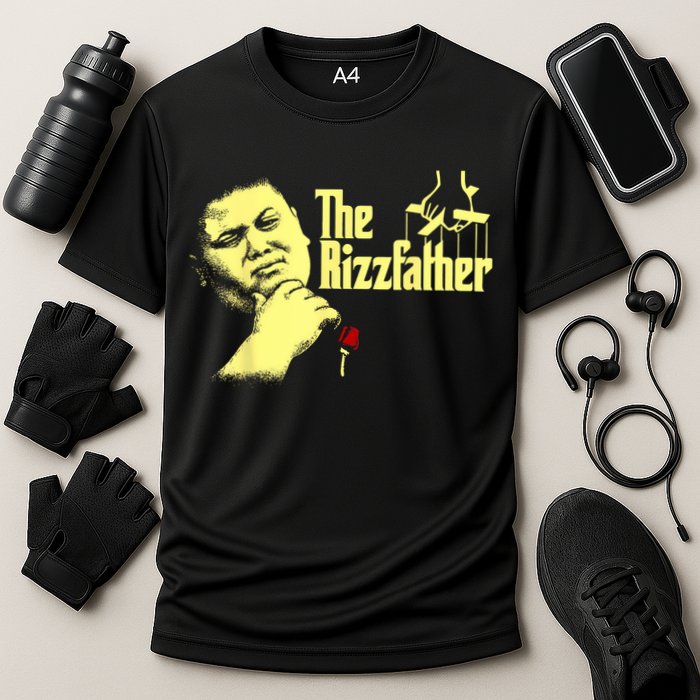 The Rizzler Godfather Funny Meme Cooling Performance Crew T-Shirt