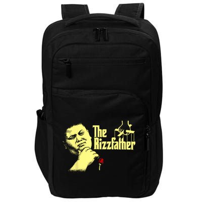 The Rizzler Godfather Funny Meme Impact Tech Backpack