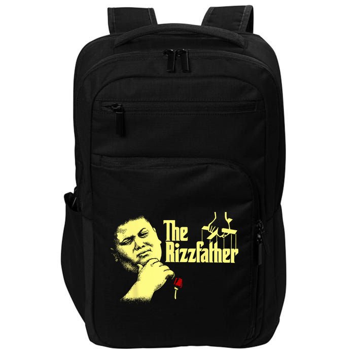 The Rizzler Godfather Funny Meme Impact Tech Backpack
