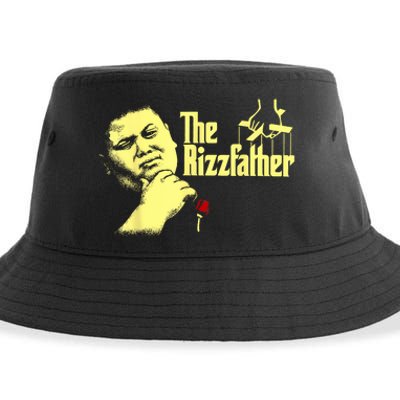 The Rizzler Godfather Funny Meme Sustainable Bucket Hat