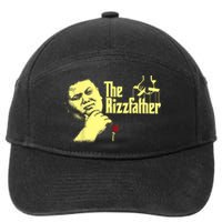 The Rizzler Godfather Funny Meme 7-Panel Snapback Hat