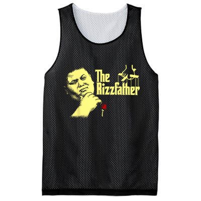 The Rizzler Godfather Funny Meme Mesh Reversible Basketball Jersey Tank