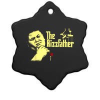 The Rizzler Godfather Funny Meme Ceramic Star Ornament