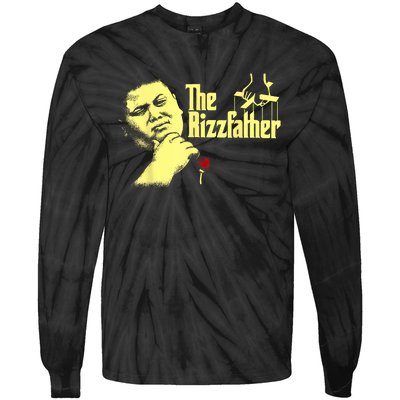 The Rizzler Godfather Funny Meme Tie-Dye Long Sleeve Shirt