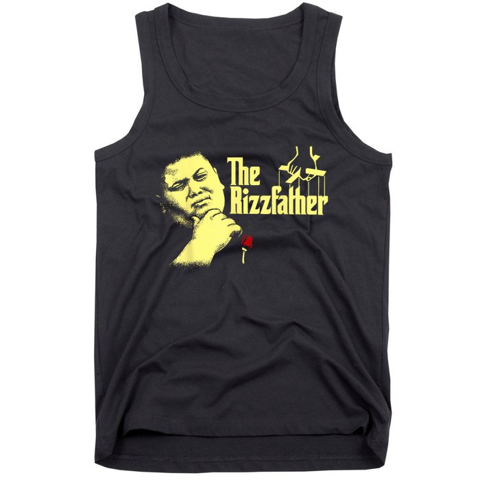 The Rizzler Godfather Funny Meme Tank Top