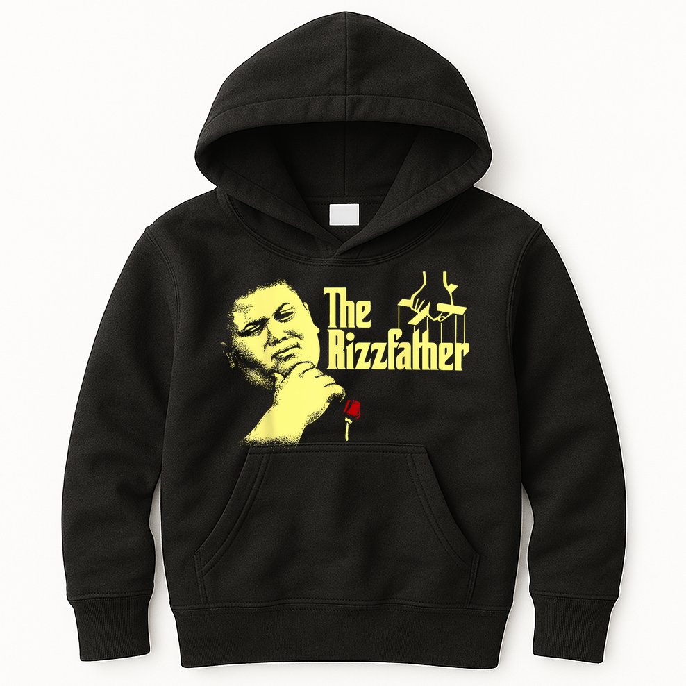 The Rizzler Godfather Funny Meme Kids Hoodie