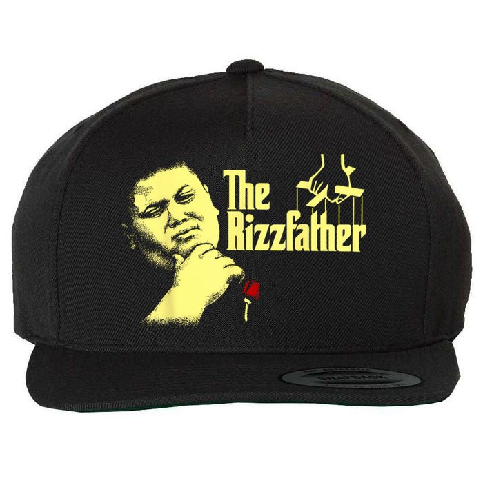 The Rizzler Godfather Funny Meme Wool Snapback Cap