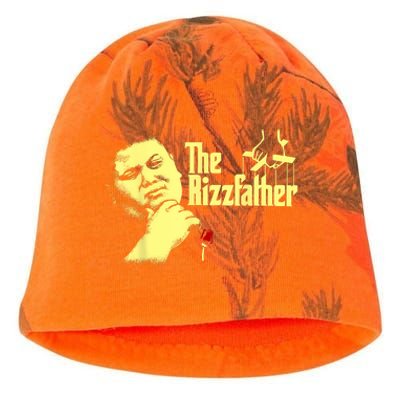 The Rizzler Godfather Funny Meme Kati - Camo Knit Beanie