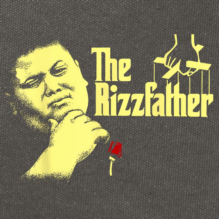 The Rizzler Godfather Funny Meme Cotton Canvas Backpack