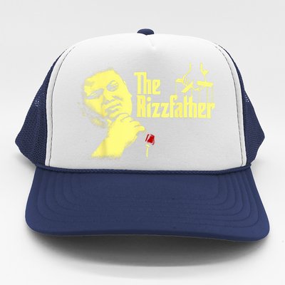 The Rizzler Godfather Funny Meme Trucker Hat