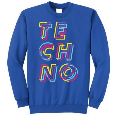 Techno Rave Gabber Gift Dj Edm Clubbing Raver Gift Sweatshirt