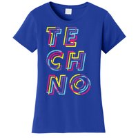 Techno Rave Gabber Gift Dj Edm Clubbing Raver Gift Women's T-Shirt