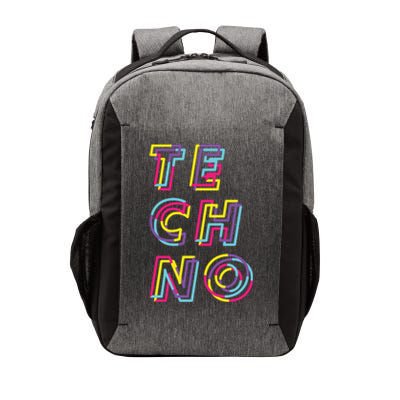 Techno Rave Gabber Gift Dj Edm Clubbing Raver Gift Vector Backpack