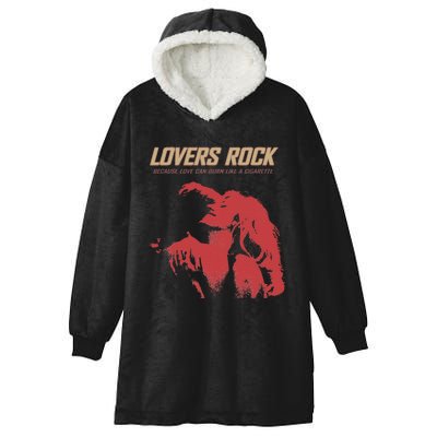 Tv Retro Girl French Vintage Exit Lovers 90s Rock Hooded Wearable Blanket