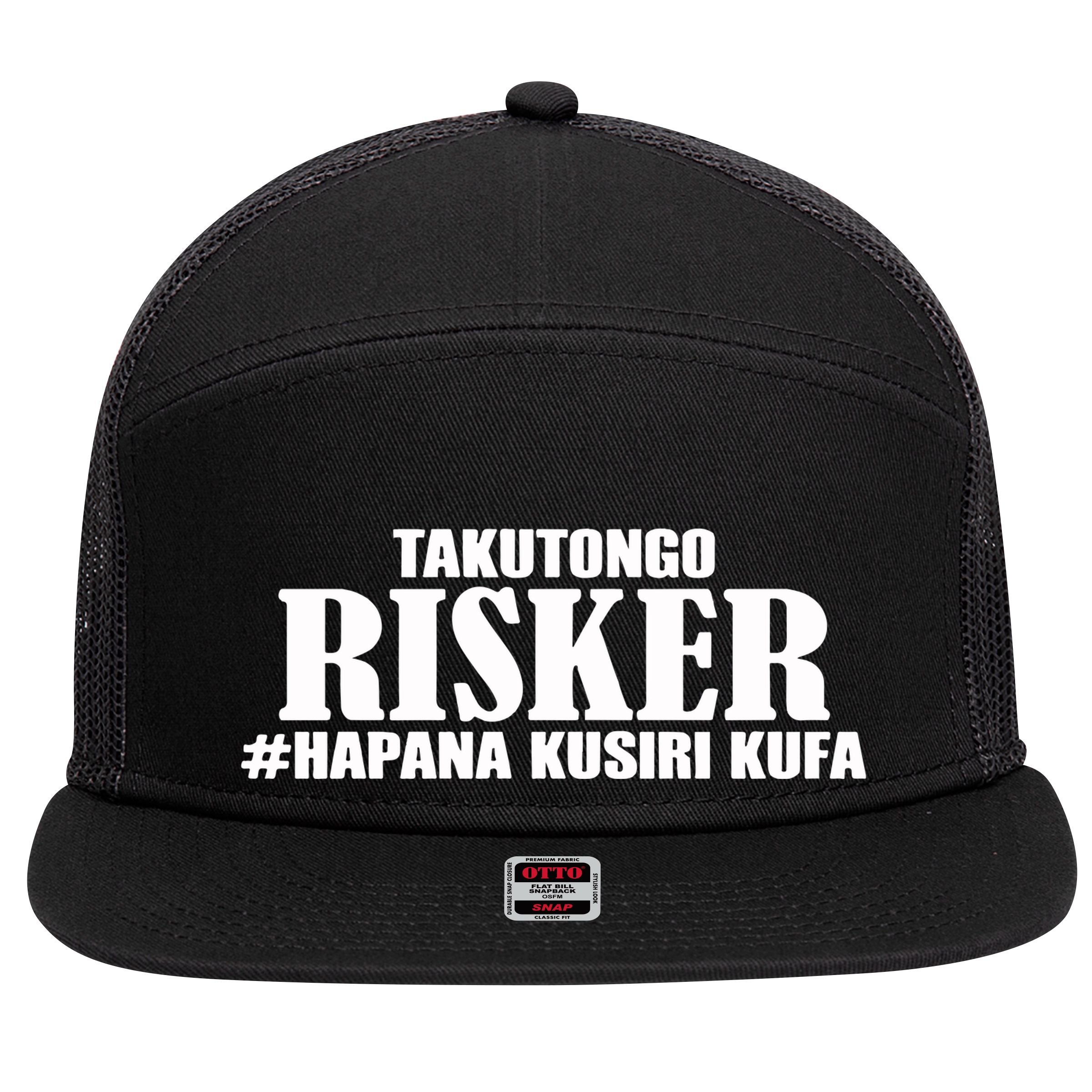 Takutongo Risker Hapana Kusiri Kufa 7 Panel Mesh Trucker Snapback Hat