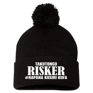 Takutongo Risker Hapana Kusiri Kufa Pom Pom 12in Knit Beanie