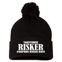 Takutongo Risker Hapana Kusiri Kufa Pom Pom 12in Knit Beanie