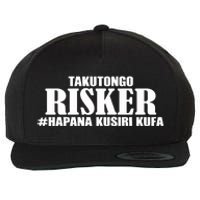 Takutongo Risker Hapana Kusiri Kufa Wool Snapback Cap