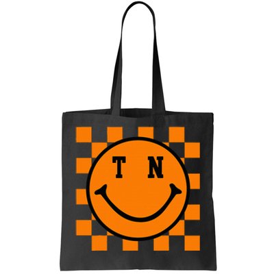 Tennessee Retro Happy Checkerboard Tote Bag