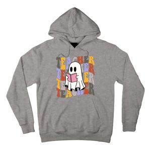 Teacher Retro Halloween Ghost Tall Hoodie