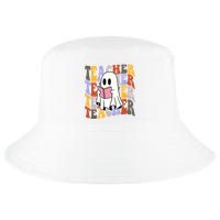 Teacher Retro Halloween Ghost Cool Comfort Performance Bucket Hat