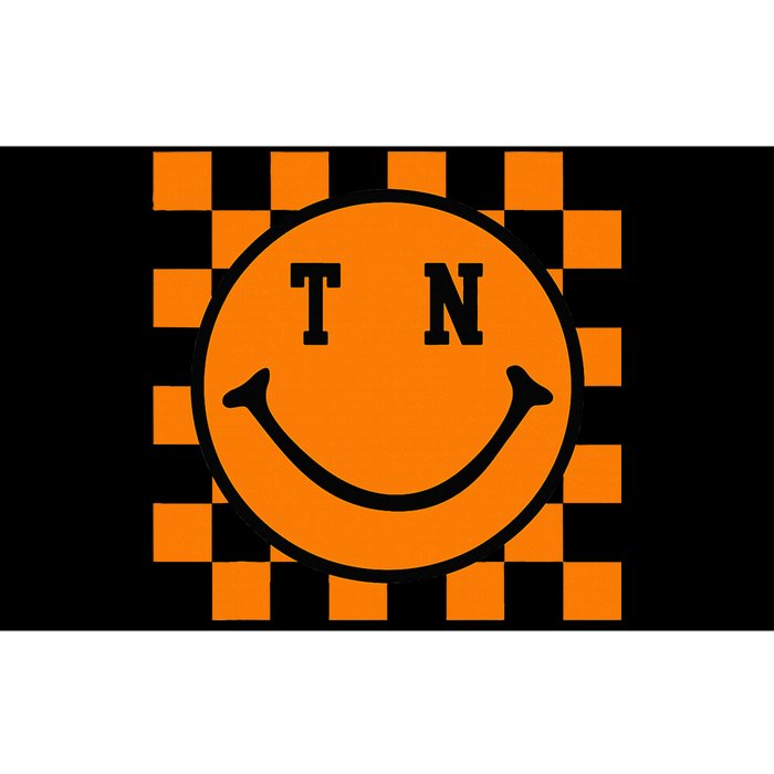 Tennessee Retro Happy Checkerboard Bumper Sticker