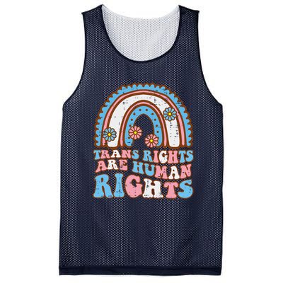 Transg Rights Human Rights Retro Transg Lgbt Women Girl Mesh Reversible Basketball Jersey Tank