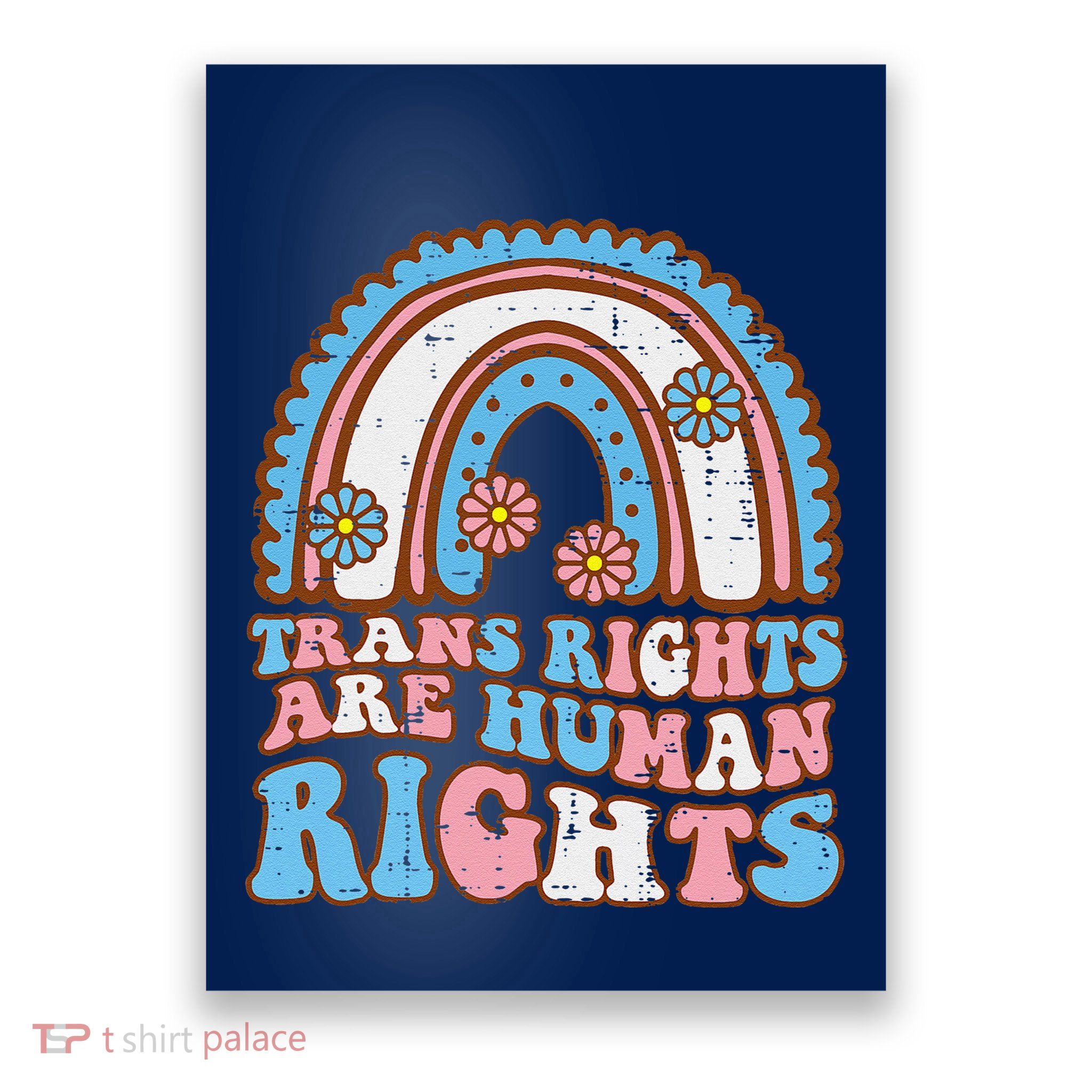 Transg Rights Human Rights Retro Transg Lgbt Women Girl Poster