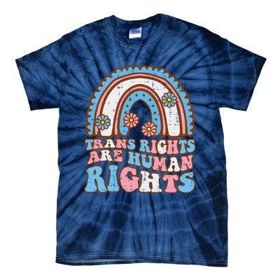 Transg Rights Human Rights Retro Transg Lgbt Women Girl Tie-Dye T-Shirt