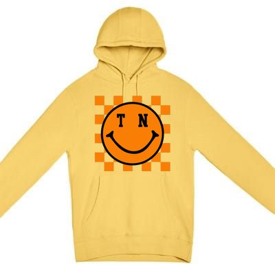 Tennessee Retro Happy Checkerboard Premium Pullover Hoodie