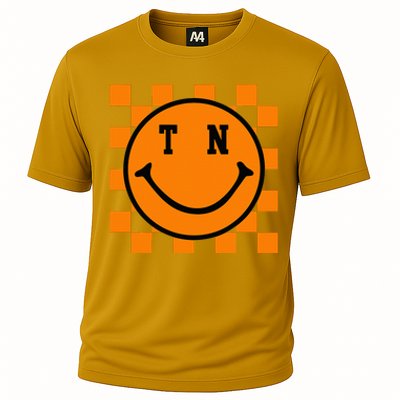 Tennessee Retro Happy Checkerboard Cooling Performance Crew T-Shirt