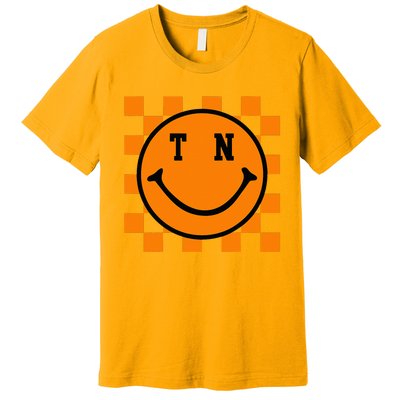 Tennessee Retro Happy Checkerboard Premium T-Shirt