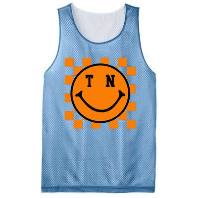 Tennessee Retro Happy Checkerboard Mesh Reversible Basketball Jersey Tank